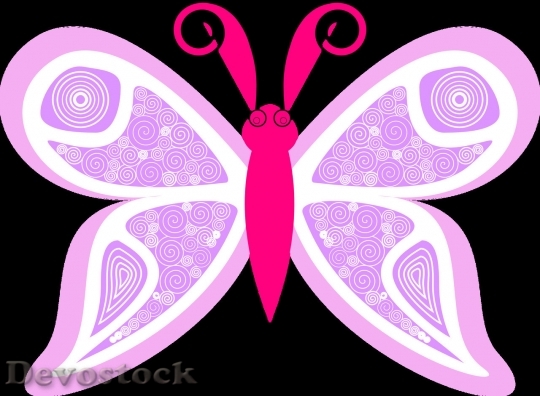 Devostock Butterfly colorful  (133)
