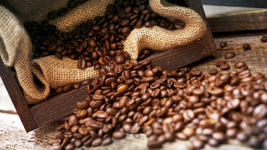 Devostock Coffee beans , designed photos 