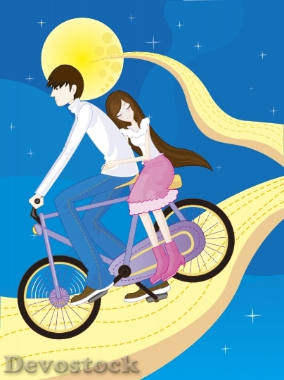 Devostock Couples love anime cartoon  (39)