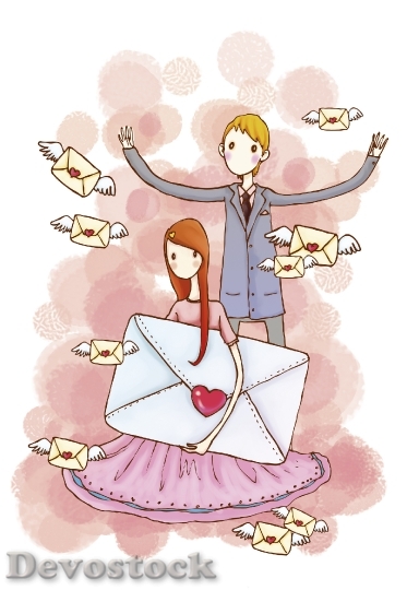 Devostock Couples love anime cartoon  (61)