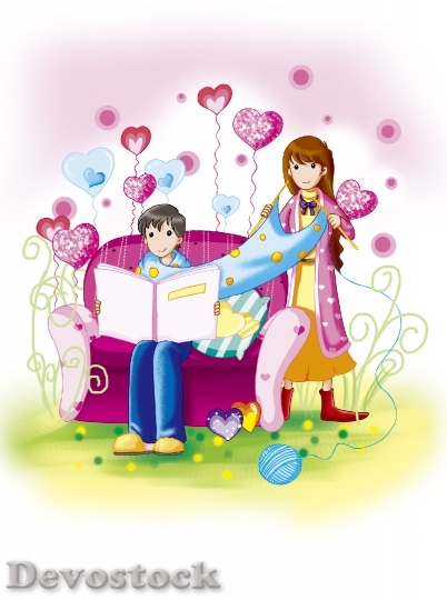 Devostock Couples love anime cartoon  (72)