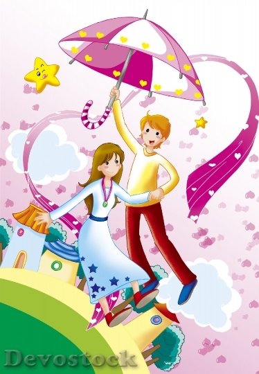 Devostock Couples love anime cartoon  (79)