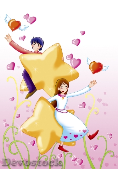 Devostock Couples love anime cartoon  (95)