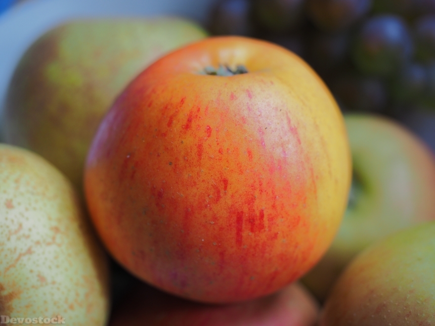 Devostock Apple Fruit Fruits Vitamins