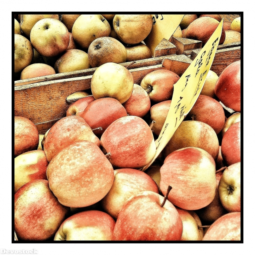Devostock Apple Fruit Market Food