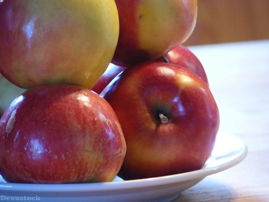Devostock Apple Fruit Vitamins Frisch 4