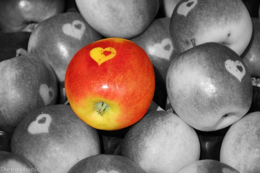 Devostock Apple Fruit Vitamins Healthy