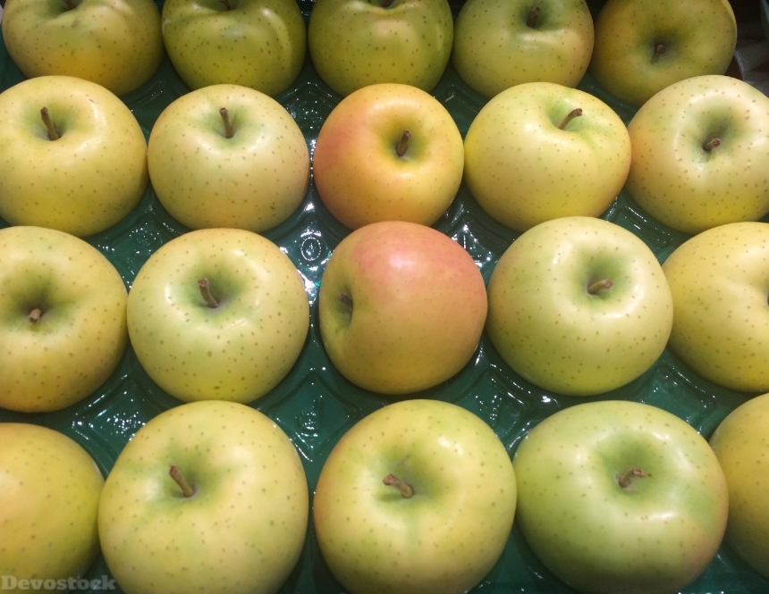 Devostock Apple Green Apple Fruit 0