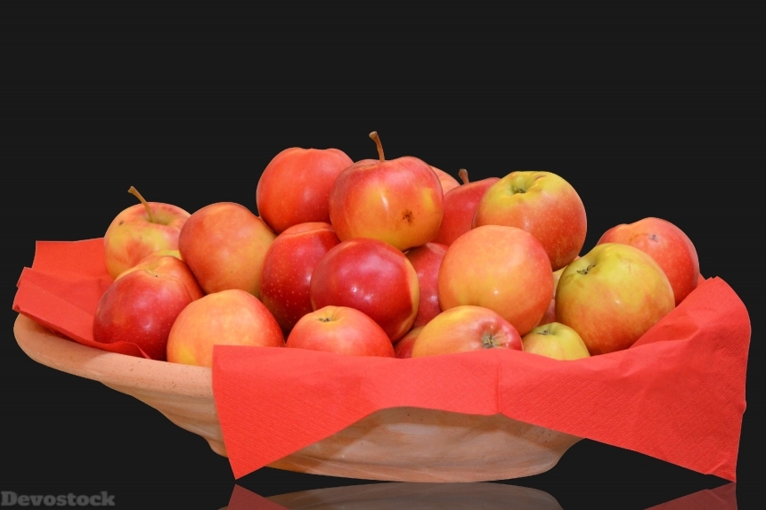 Devostock Apple Shell Fruit Food