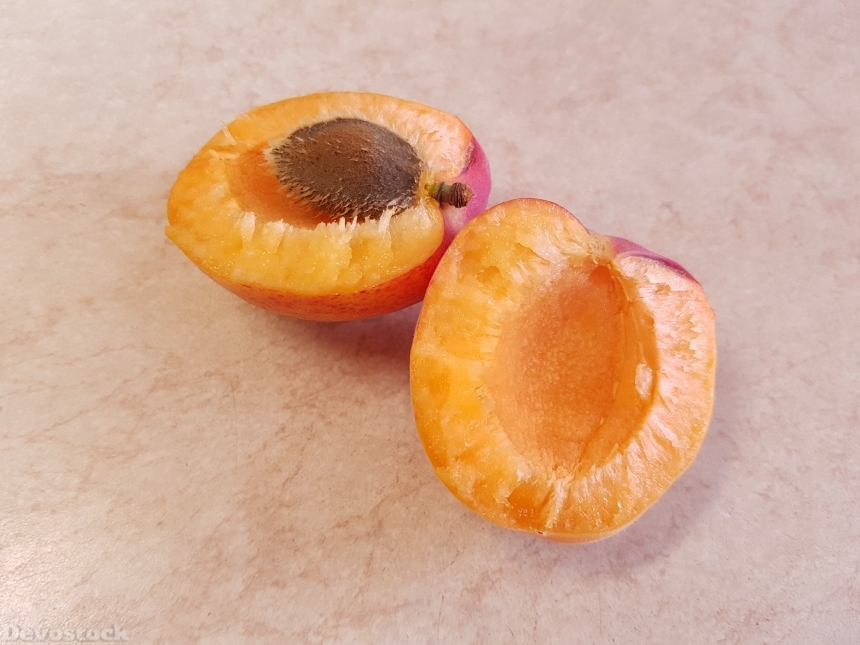Devostock Apricot Fruit Orange Close