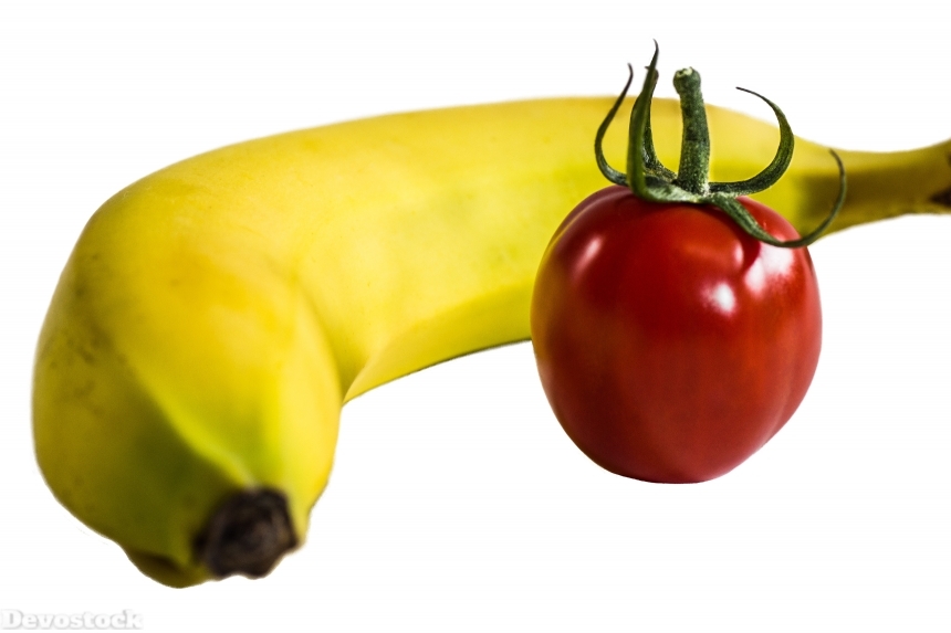 Devostock Banana Tomato Fruit Free