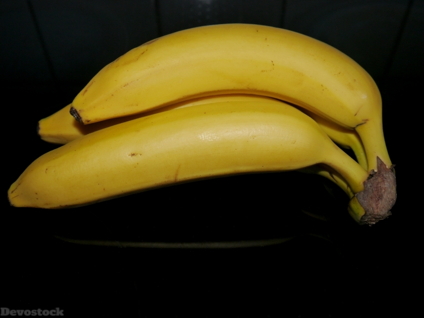 Devostock Banana Yellow Fruit Food 1