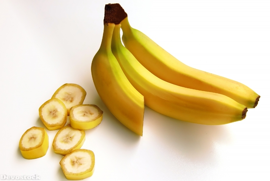 Devostock Bananas Fruit Carbohydrates Sweet