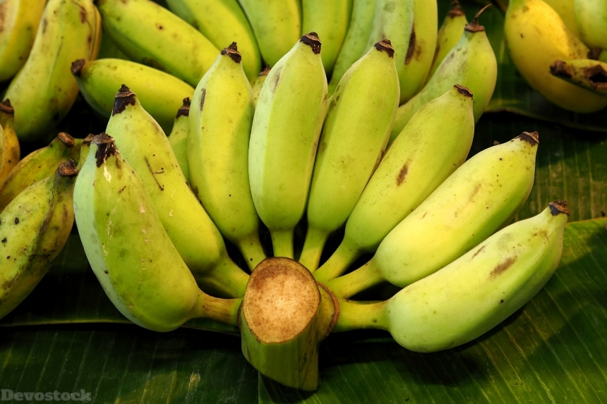 Devostock Bananas Fruit Cultivated Banana