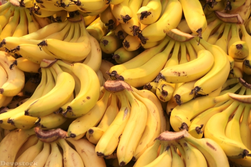 Devostock Bananas Fruit Tropical Fruits
