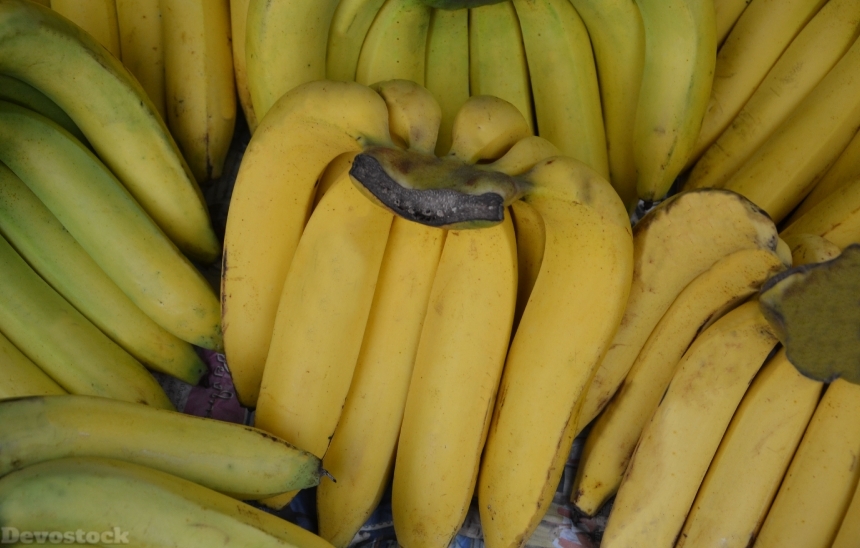 Devostock Bananas Fruit Yellow 1076769