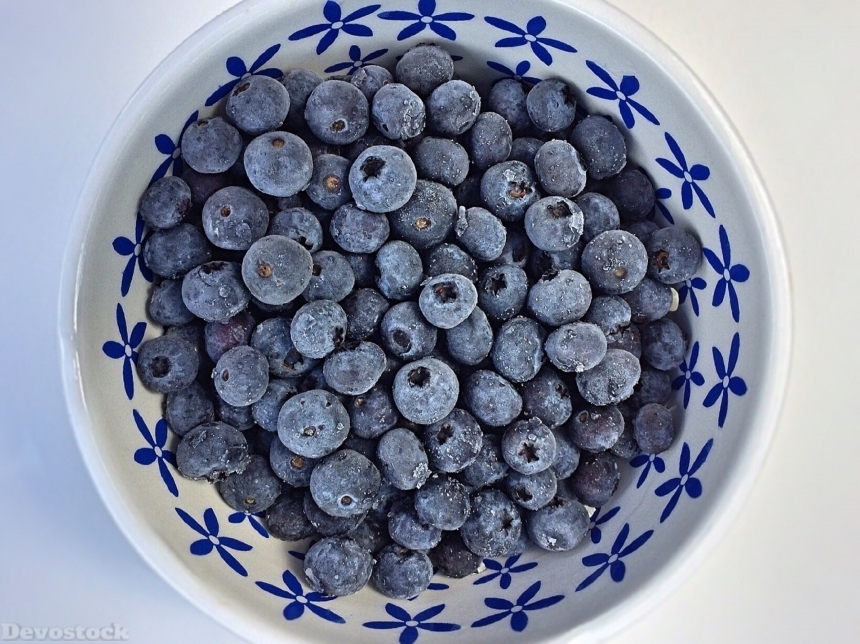 Devostock Blueberries Fruit Bowl Frozen 0