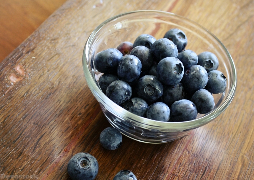 Devostock Blueberries Fruit Sweet Blueberry