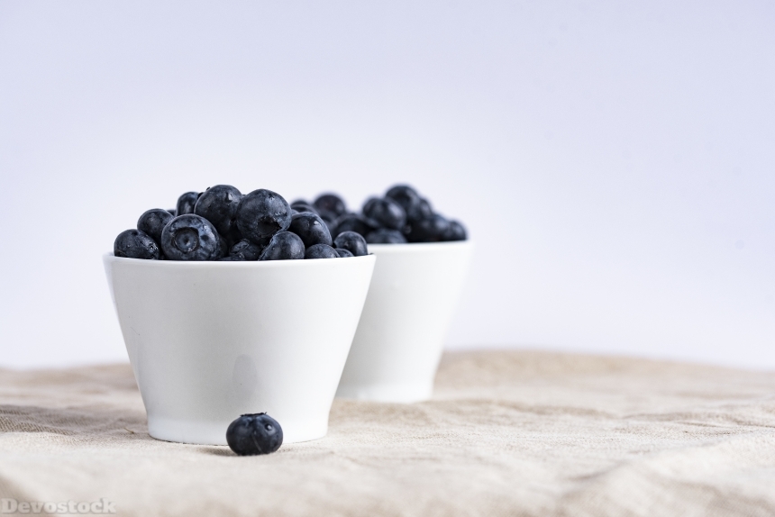 Devostock Blueberry Blueberries Berries Fruit