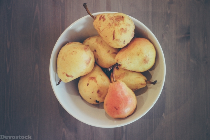 Devostock Bowl Fresh Pears