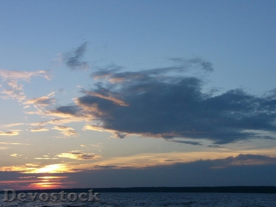 Devostock Clouds At Sunset 1