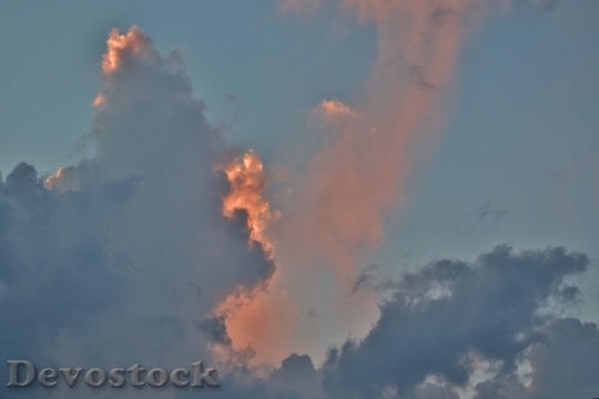 Devostock Clouds Sunset Sky Storm