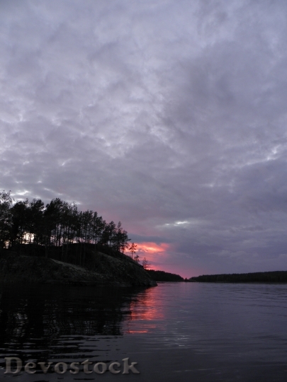 Devostock Finnish Saimaa Sunset Savonlinna