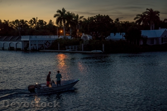 Devostock Florida Naples Coastline Sunset