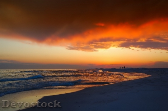 Devostock Florida Sunset Sky Clouds