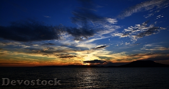 Devostock Lake Balaton Sunset Nature 2