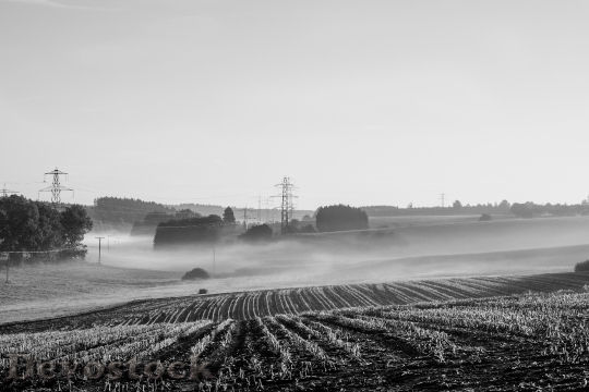 Devostock Landscape Fog Sunrise Morning