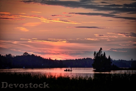 Devostock Landscape Sunset Twilight Colors