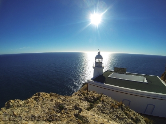 Devostock Lighthouse Sea Light Travel