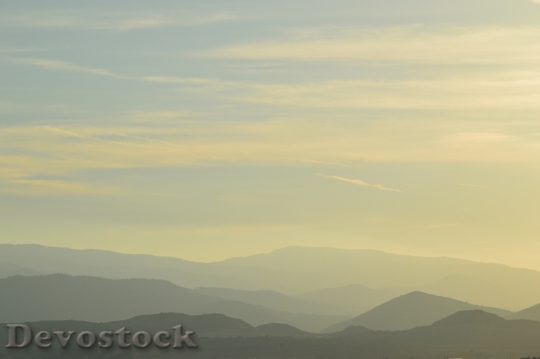 Devostock Mountains Fog Sunset 1110636