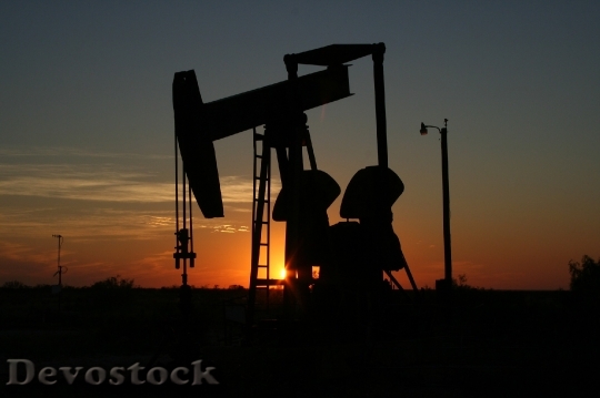 Devostock Oil Monahans Texas Sunset