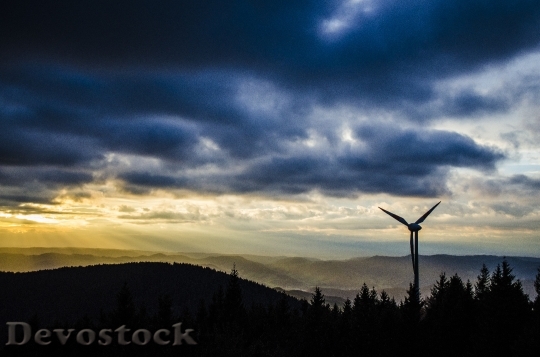 Devostock Pinwheel Black Forest Wind 4