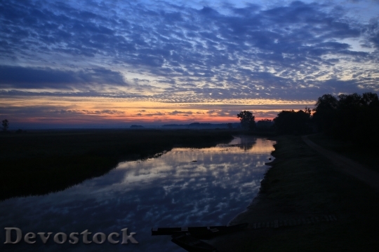Devostock Poland Clouds Sunset Sky 3