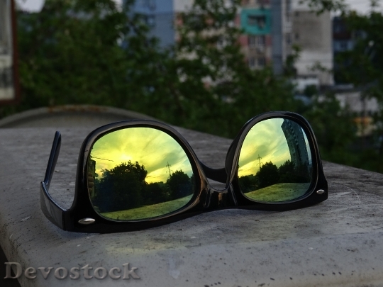 Devostock Reflections Sky Sunglasses Light