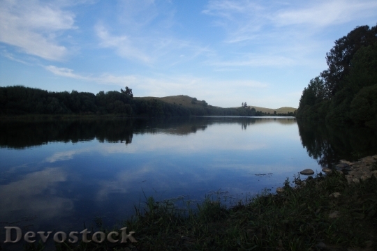 Devostock River Banks Water Landscape