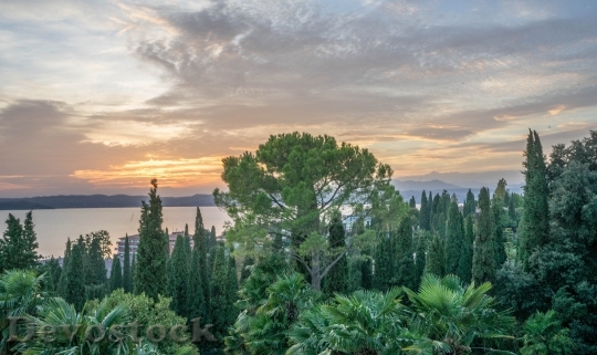 Devostock Sirmione Sunset Lake Garda