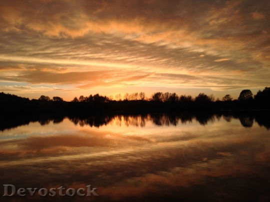 Devostock Sky Sunset Norfolk Broads