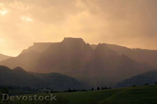 Devostock South Africa Drakensburg Mountains