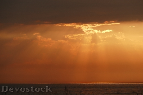 Devostock Sun Sea Sunset Romantic 0