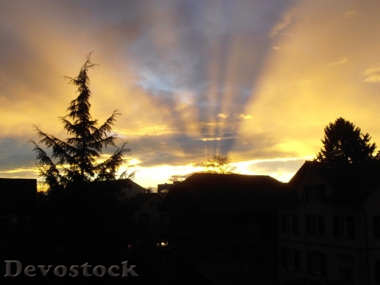Devostock Sunrise Morgenstimmumg Skies 234741