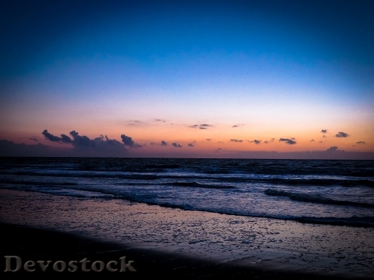 Devostock Sunset Dusk Sea Abendstimmung