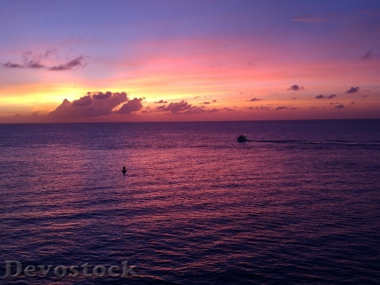 Devostock Sunset Horizon Sky Freedom