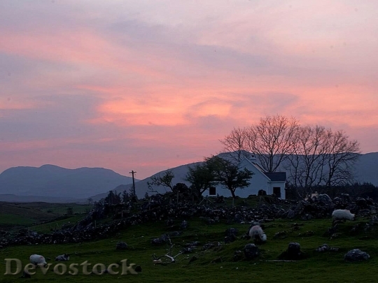 Devostock Sunset In Connemara County