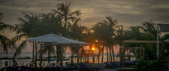 Devostock Sunset Island Tropical Curacao