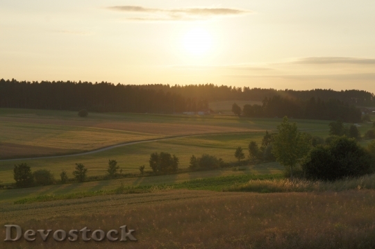 Devostock Sunset Landscape Landscapes 1022008