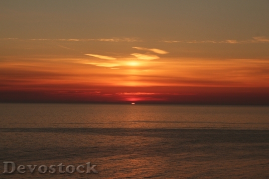 Devostock Sunset Sea Landscape 1383964